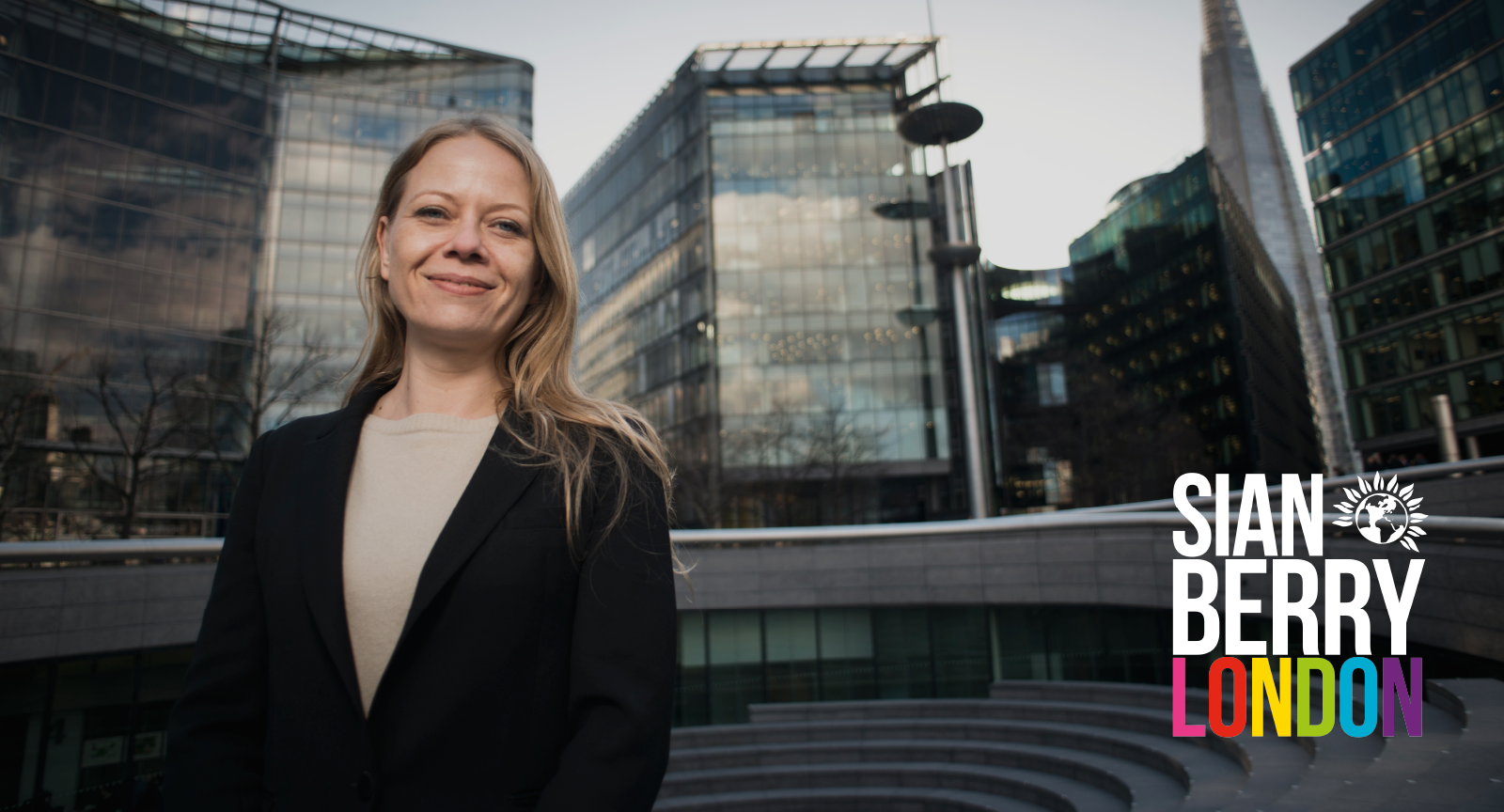 Sian Berry London - by City Hall